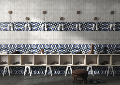 QDI Surfaces Fleur 6" x 6" Porcelain Tile