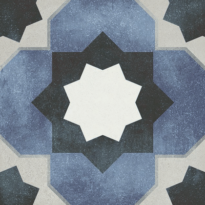 QDI Surfaces Fleur 6" x 6" Porcelain Tile