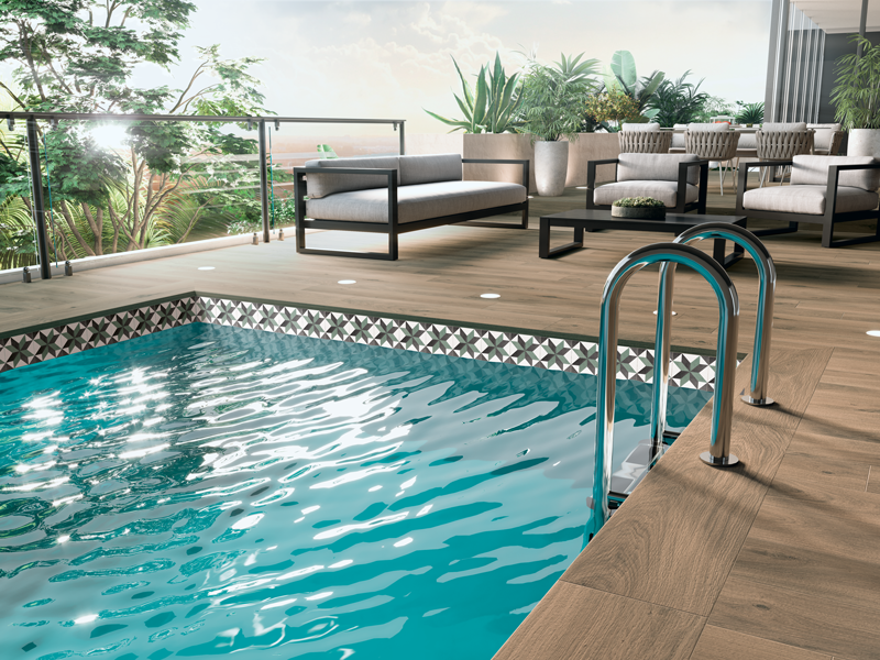 QDI Surfaces Floriane 6" x 6" Porcelain Tile