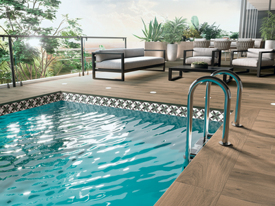 QDI Surfaces Floriane 6" x 6" Porcelain Tile