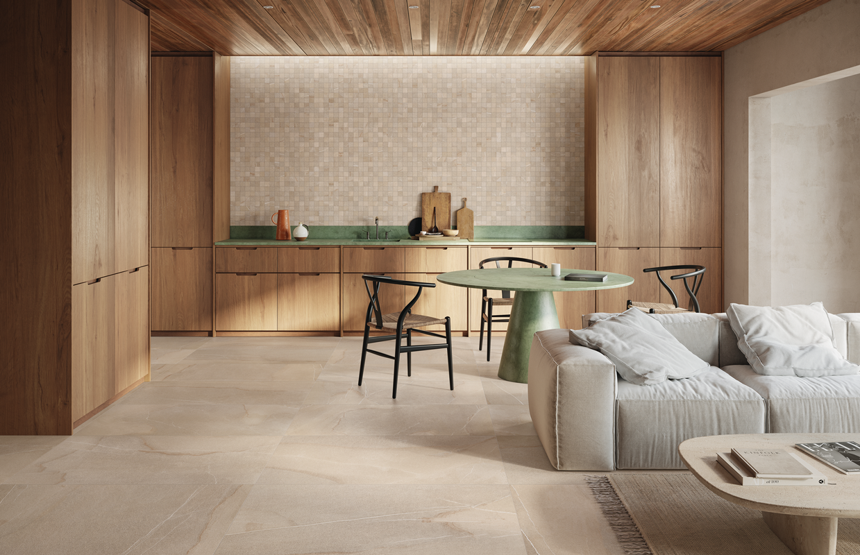 QDI Surfaces Forum 2 x 2 12" x 12" Porcelain Mosaic