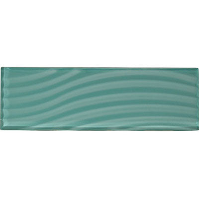 American Olean Color Appeal Abstracts Wave 4" x 12" Glass Tile