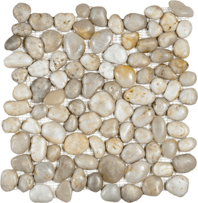 Bati Orient Pebble 12" x 12" Natural Stone Mosaic