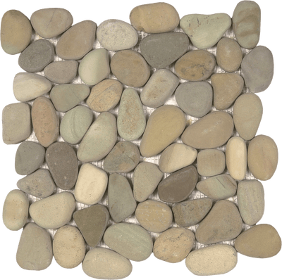 Bati Orient Pebble 12" x 12" Natural Stone Mosaic