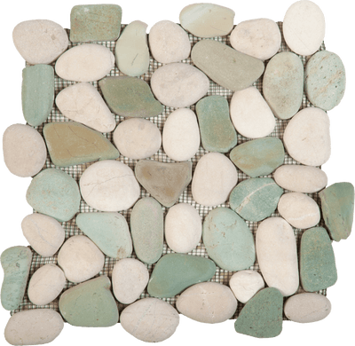 Bati Orient Pebble 12" x 12" Natural Stone Mosaic