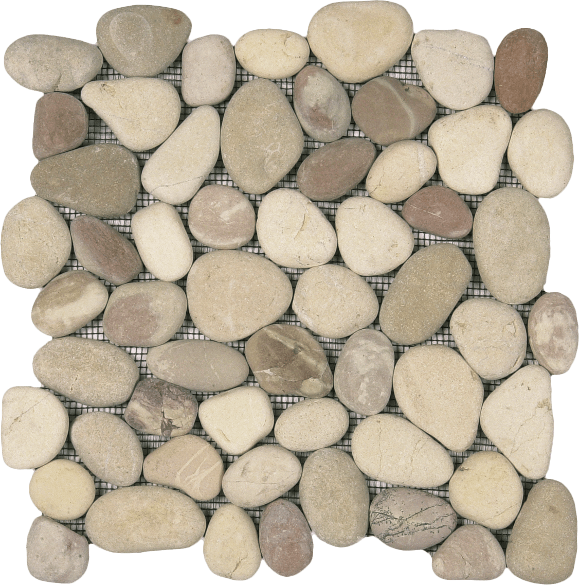 Bati Orient Pebble 12" x 12" Natural Stone Mosaic