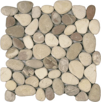 Bati Orient Pebble 12" x 12" Natural Stone Mosaic