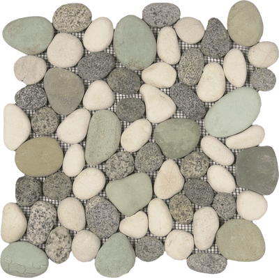 Bati Orient Pebble 12" x 12" Natural Stone Mosaic