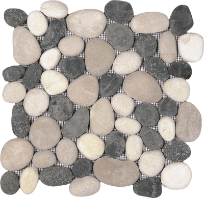 Bati Orient Pebble 12" x 12" Natural Stone Mosaic