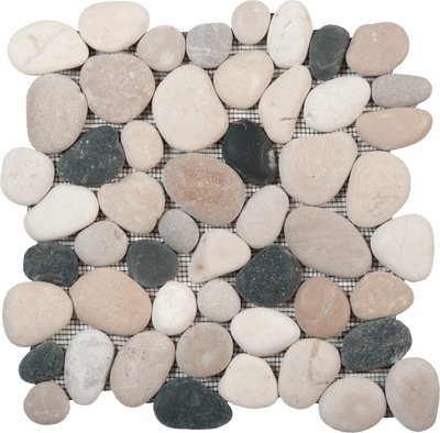 Bati Orient Pebble 12" x 12" Natural Stone Mosaic