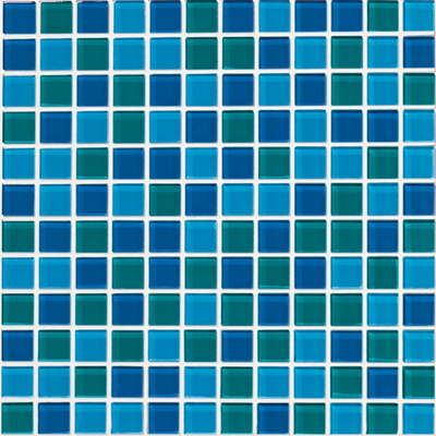 Crossville Glass Blox 1 x 1 Blend 12" x 12" Glass Mosaic