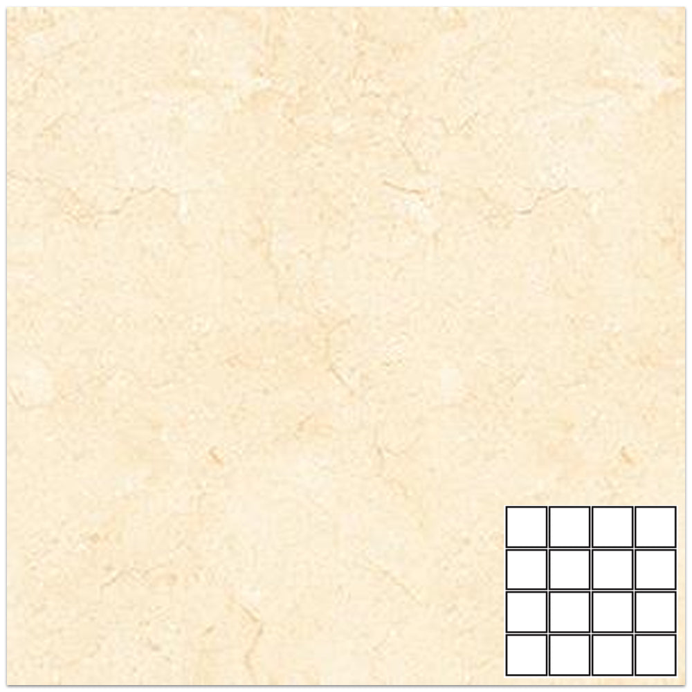 Tesoro Bejha 3 x 3 12" x 12" Porcelain Mosaic