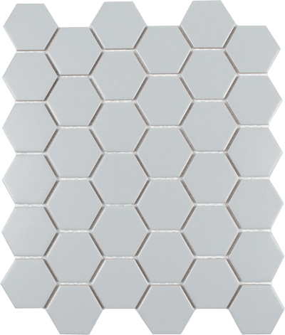 Tesoro Gallery 2" Hexagon 11" x 12.5" Porcelain Mosaic