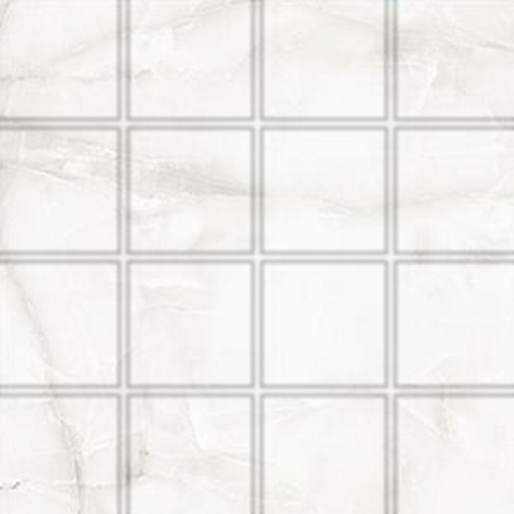 Tesoro Asha Onice 3 x 3 12" x 12" Porcelain Mosaic