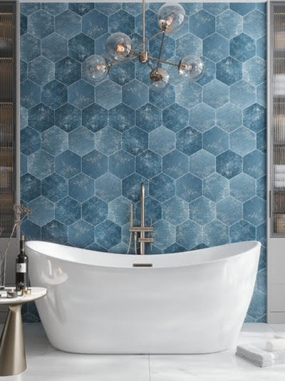 MIR Mosaic Hexa 9.05" x 10.63" Porcelain Tile