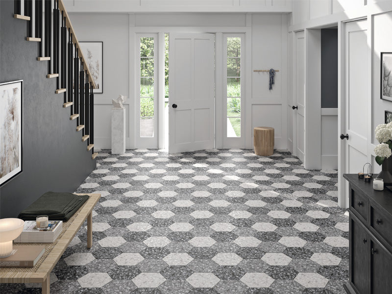 MIR Mosaic Hexa 9.05" x 10.63" Porcelain Tile