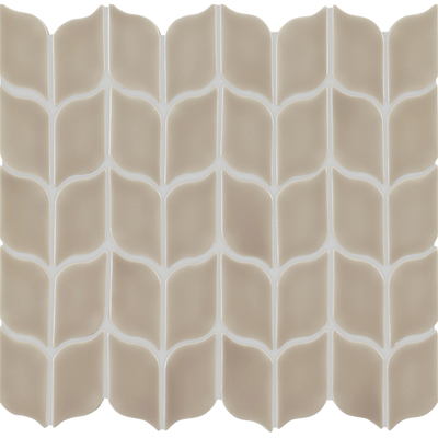 Crossville Handwritten Leaf 12" x 12" Ceramic Mosaic