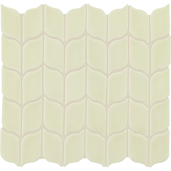 Crossville Handwritten Leaf 12" x 12" Ceramic Mosaic