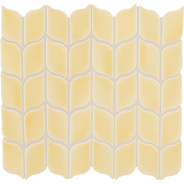 Crossville Handwritten Leaf 12" x 12" Ceramic Mosaic