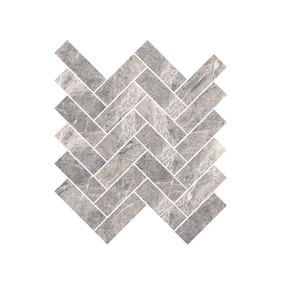 Milestone Epic Herringbone 12" x 15" Porcelain Mosaic