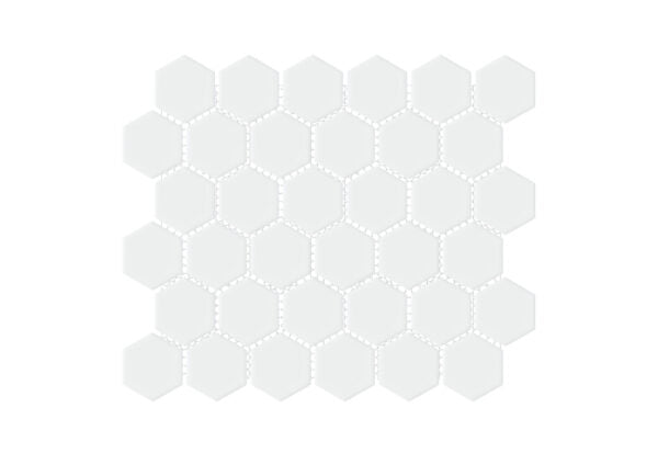 Happy Floors Artisan 2" Hexagon Grip 11" x 12.5" Porcelain Mosaic