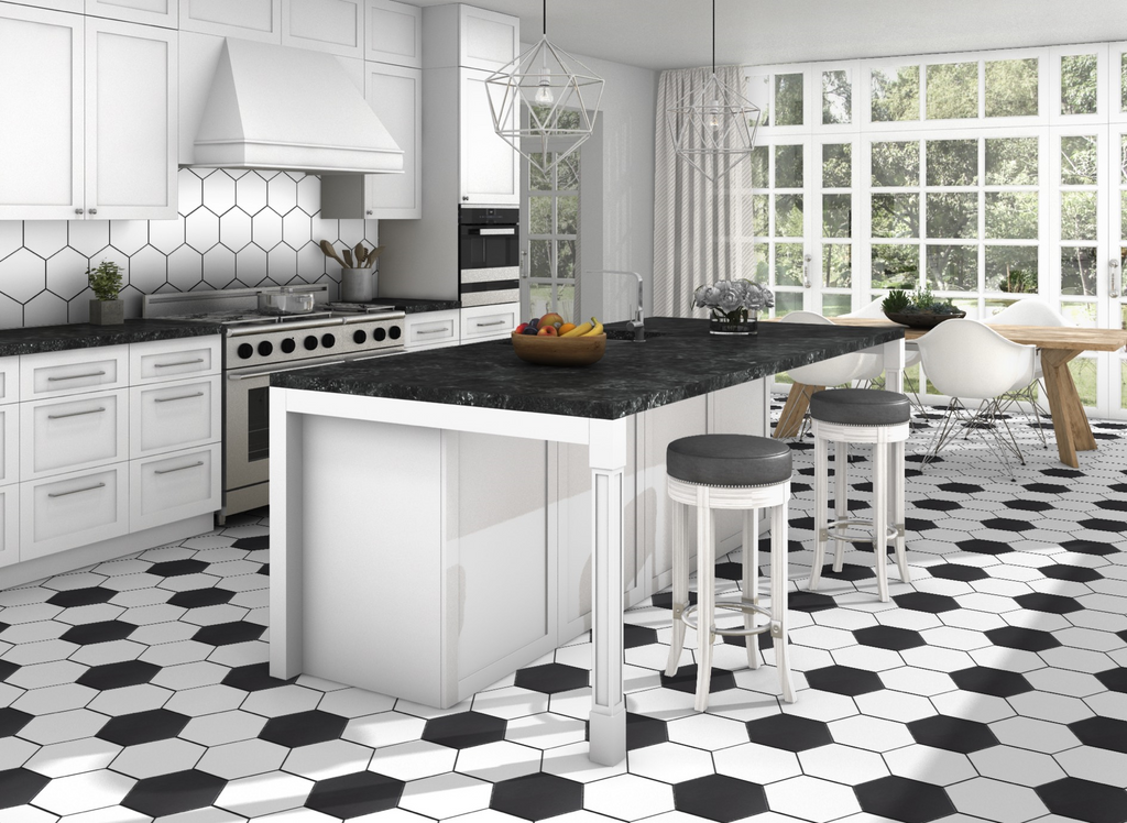 Prestige Hex10 8.66" x 9.84" Porcelain Tile