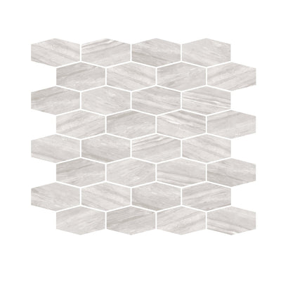 Milestone Epic Hexagon 11" x 12" Porcelain Mosaic