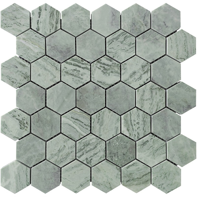 MIR Mosaic Ireland Hex 11.8" x 11.8" Natural Stone Mosaic