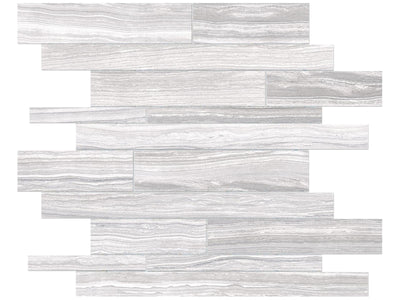 Anatolia Eramosa Random Strip 11.65" x 11.81" Porcelain Mosaic