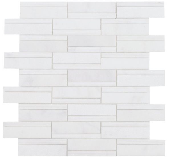 Tesoro Contempo Irregular 11.75" x 11.75" Marble Mosaic