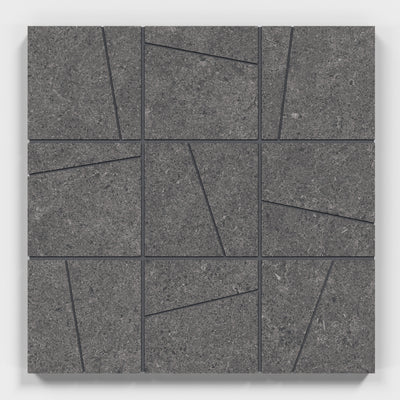Crossville Argent 2.0 4 x 4 Random 12" x 12" Porcelain Mosaic