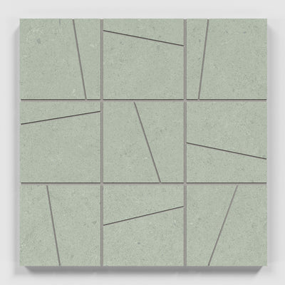 Crossville Argent 2.0 4 x 4 Random 12" x 12" Porcelain Mosaic