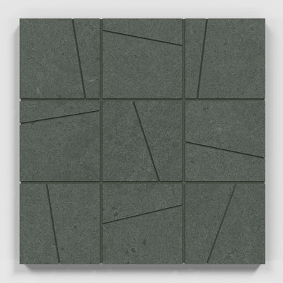 Crossville Argent 2.0 4 x 4 Random 12" x 12" Porcelain Mosaic