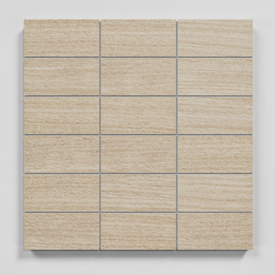 Crossville Rural Retreat 2 x 4 Stacked 12" x 12" Porcelain Mosaic