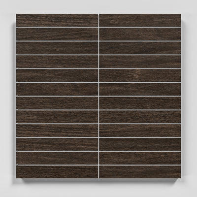 Crossville Rural Retreat 1 x 6 Stacked 11" x 12" Porcelain Mosaic
