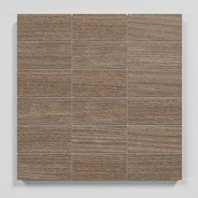 Crossville Rural Retreat 2 x 4 Stacked 12" x 12" Porcelain Mosaic