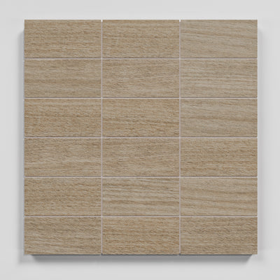 Crossville Rural Retreat 2 x 4 Stacked 12" x 12" Porcelain Mosaic