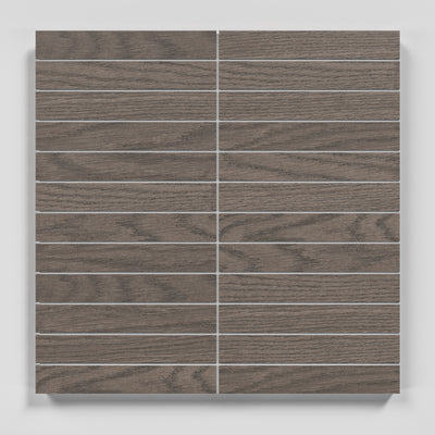 Crossville Rural Retreat 1 x 6 Stacked 11" x 12" Porcelain Mosaic