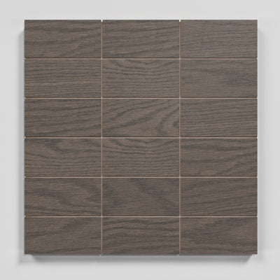 Crossville Rural Retreat 2 x 4 Stacked 12" x 12" Porcelain Mosaic