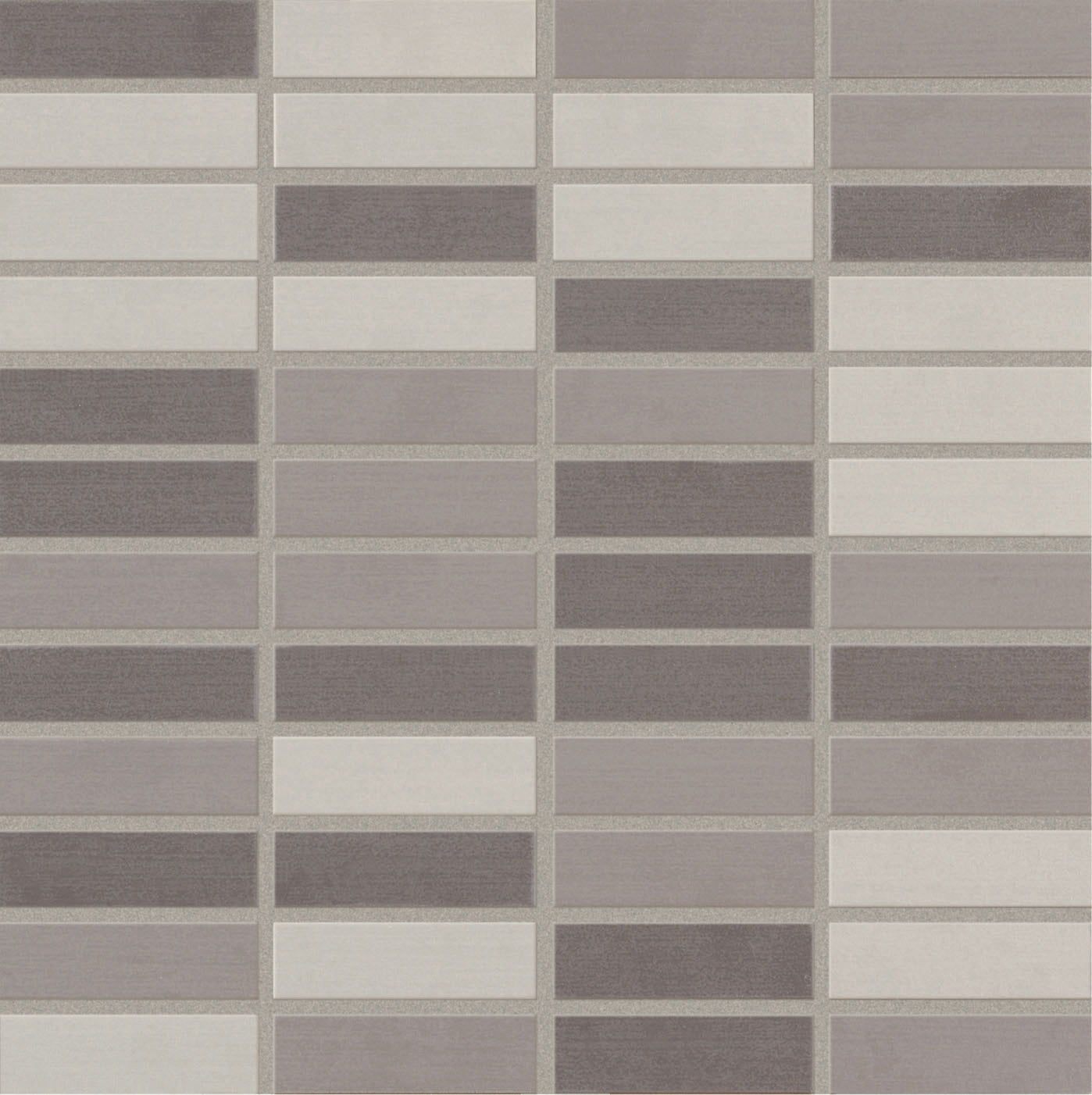 Crossville Shades 2.0 1 x 3 Blended 12" x 12" Porcelain Mosaic