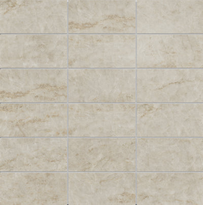 Crossville Sociale 2 x 4 Stacked 12" x 12" Porcelain Mosaic