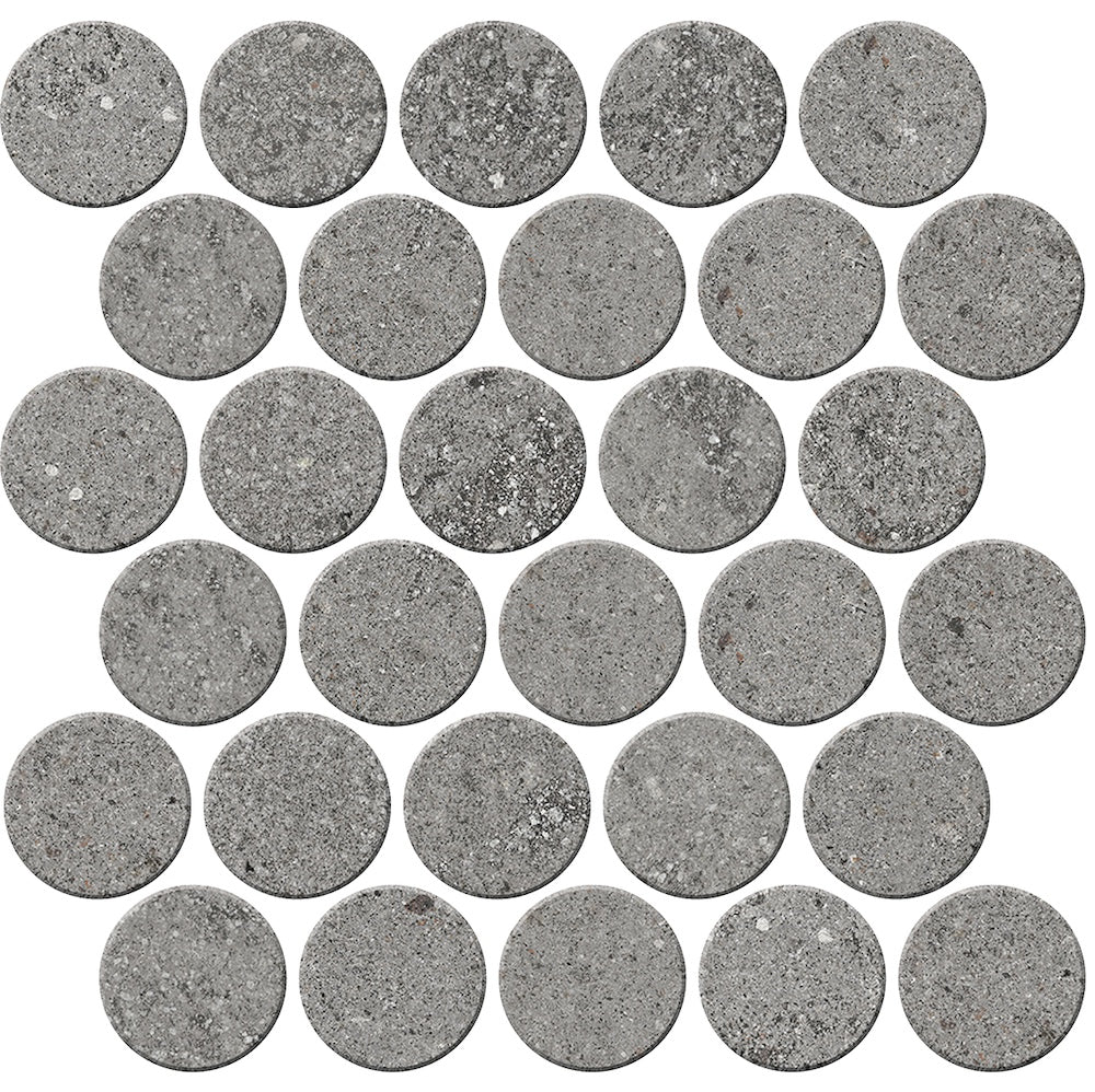 Crossville Trajectory 2.5" Circle 14" x 14" Porcelain Mosaic