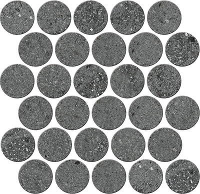 Crossville Trajectory 2.5" Circle 14" x 14" Porcelain Mosaic