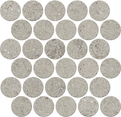 Crossville Trajectory 2.5" Circle 14" x 14" Porcelain Mosaic