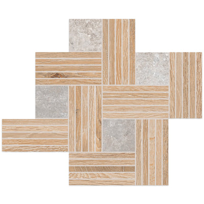 Prestige Cortina Bait 10" x 12" Porcelain Mosaic