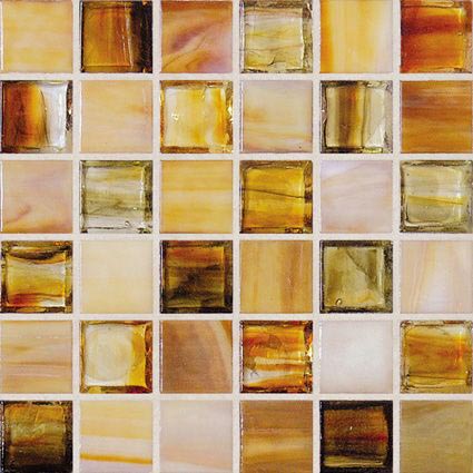 Hirsch Blended Ice 1 x 1 12.5" x 12.5" Glass Mosaic