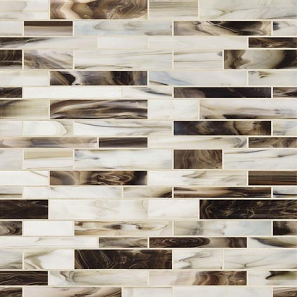 Hirsch Opulence 12.25" x 13" Glass Mosaic