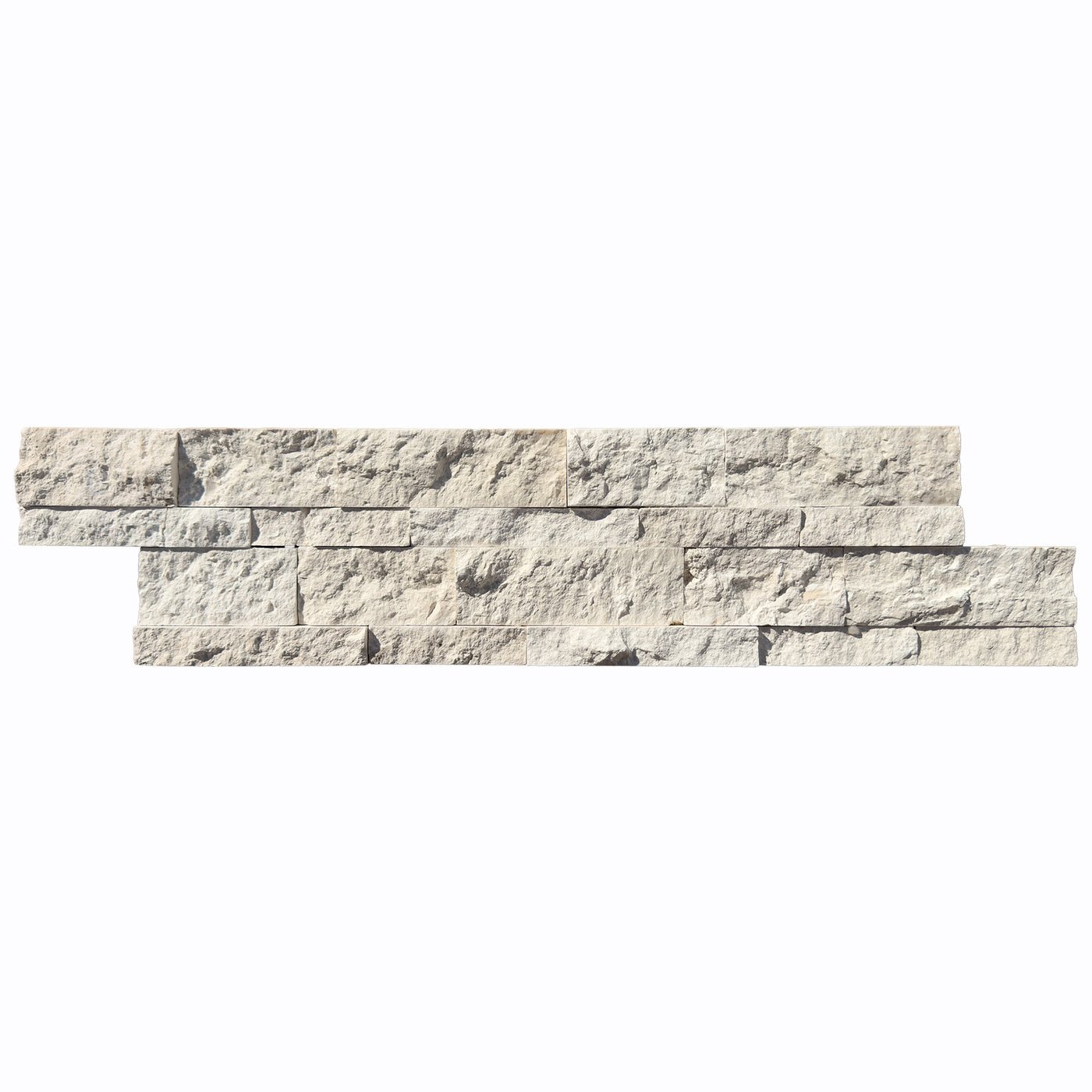 Patara Stone Limestone Corner Ledger 6" x 24" Limestone Mosaic