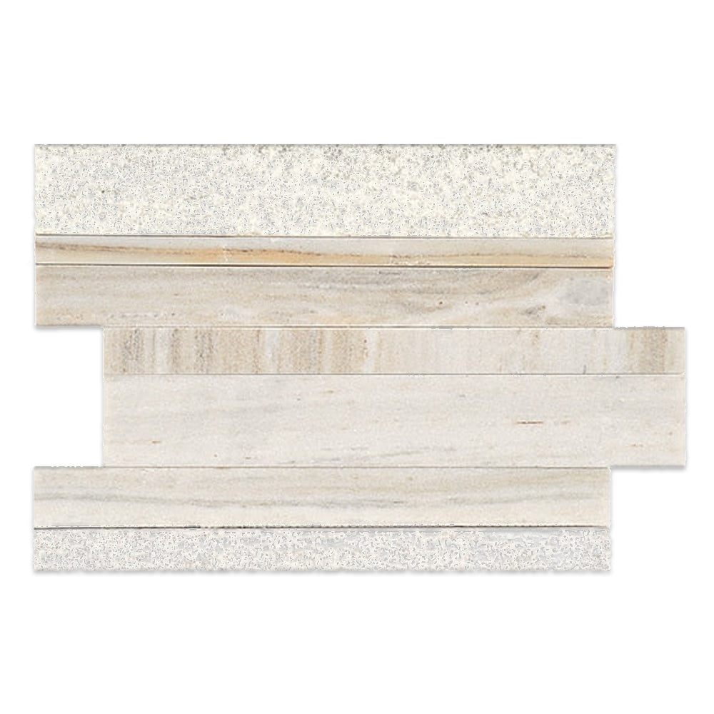 American Olean Ascend Stone Stacked 9" x 12" Natural Stone Tile