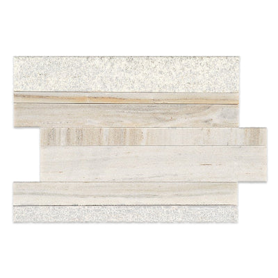 Marazzi Haven Point Stacked 9" x 12" Natural Stone Mosaic